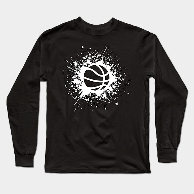 basketball boom Long Sleeve T-Shirt by asyrum